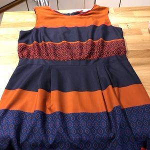 Women’s LOFT Striped Fit and Flare